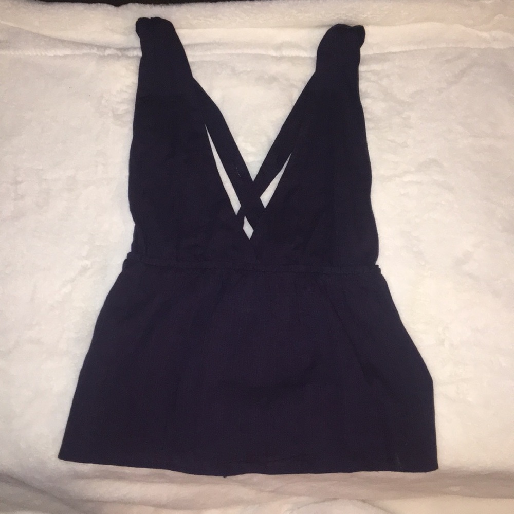 Vogue Cross Back Crop Top